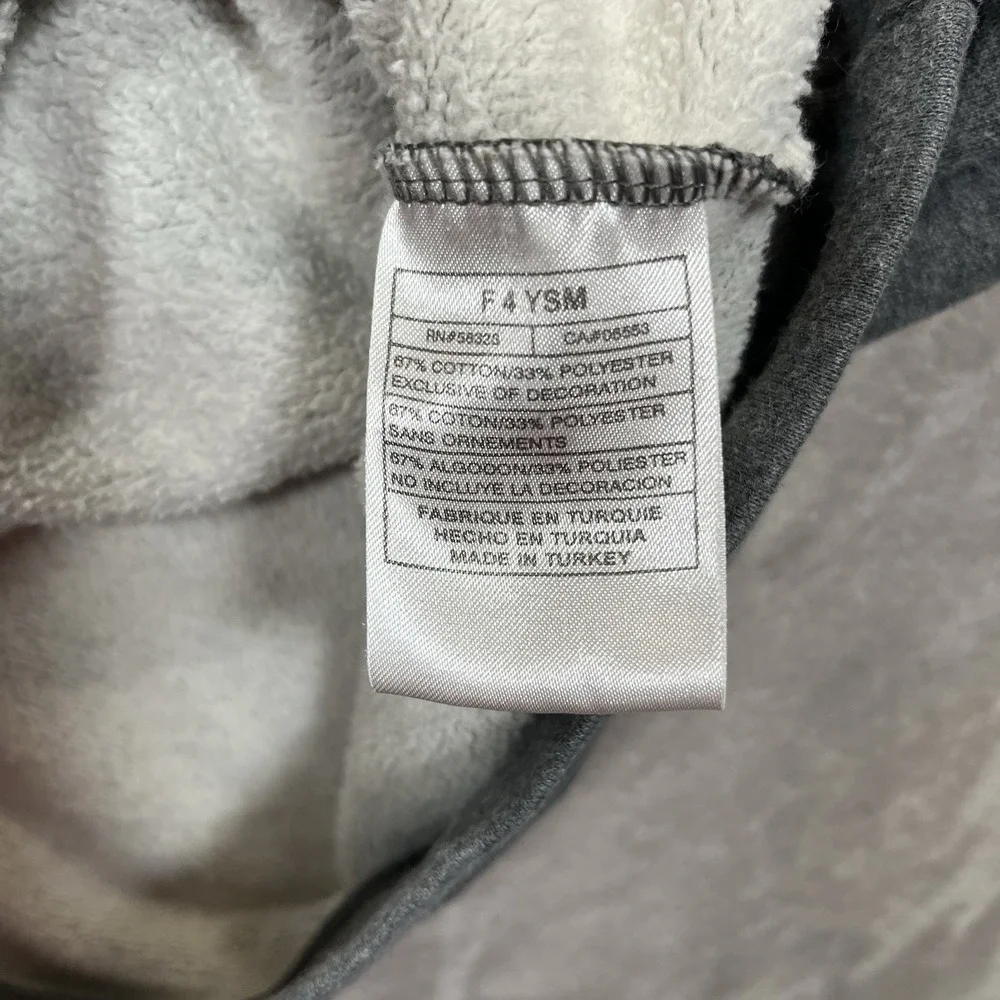 Vintage Y2K Nike Mini Swoosh Gray 2XL Hoodie Sweatshirt